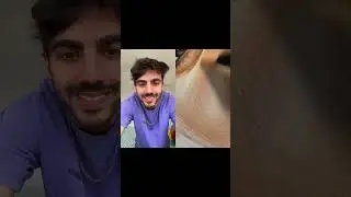 Fede reaccionando a mi dibujo 