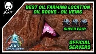 The Best Oil Farming Locations - Oil Cave In Valguero | ARK: Survival Ascended