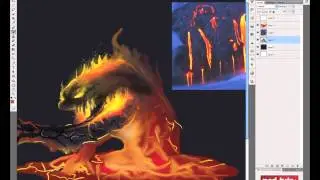 Create a Lava Monster Concept in Photoshop