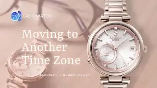 CASIO SHB-100 Moving to Another Time Zone