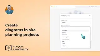 Create diagrams in site planning projects