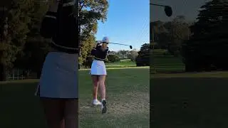 Amazing Golf Swing you need to see | Golf Girl awesome swing | Golf shorts | Grace Hallinan