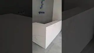 ресепшен из керамогранита