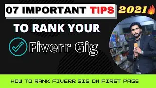 How to Rank Fiverr Gig on First Page || Secret Fiverr Gig Ranking Tips 2021 || masif516