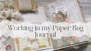 Working in My Paper Bag Journal