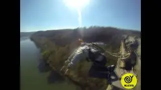 RopeJumping. Мой прыжок с моста. 40 метров)