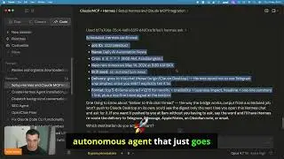 Hermes Agent inside Claude: MCP Power