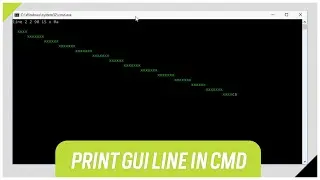 Print a GUI Line In CMD - Line Function | TheBATeam