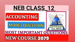 Class 12 account solutions #modelquestionpapers  #shortsanswer #neb #guru baa#class12#2079