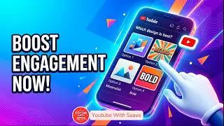 How to Post Image Poll on YouTube (Step-by-Step Tutorial) | YouTube with Saave