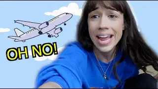 OUR PLANE GOT A FLAT TIRE!