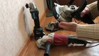 why does the gearbox of the Metabo RSEV 19-125 RT angle grinder heat up, fiolent, Bosch GWS 9-125...