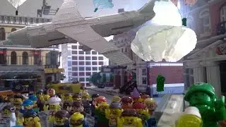 Lego Paratroopers Disaster Film Movie