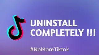 Uninstalling #Tiktok from My Phone | #NoMoreTiktok | Only #YouTube ♥️