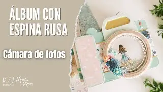 Álbum Cámara de fotos con espina rusa fácil.