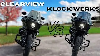 Clearview Shields vs Klock Werks - Low Rider St