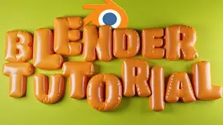 Ballon Text Effekt in Blender erstellen | Tutorial Deutsch