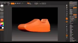 Re-topology and UV mapping in ZBrush.