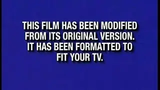 Film Format Screen/THX (NON VHS QUALITY)