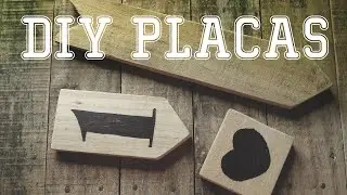 #002 // DIY PLACAS DE MADEIRA (Casamentos, Decorações, Festas )