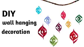 Attractive paper wall hanging ideas l DIY easy paper crafts l christmas and diwali wall decoration