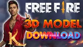 KSHMR - Free Fire 3d Model Download - Blender - OBJ - K Character 3d Model Download