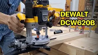 EP. 1404 เครื่องเราเตอร์ไร้สาย 20V DCW620B อุปกรณ์เสริมรั้ว มาแล้ว !