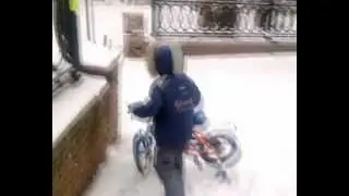Реактивный двигатель на велосипеде!!!