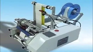 red wine bottle labeling machine manual semi automatic labeler equipment with PLC controlling system