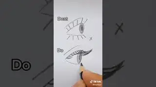 как нарисовать ресницы 