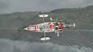 Ben Kilner pedal-paddles the Wee Hen on a Scottish loch