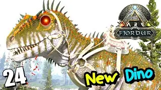 Finally! Taming New Dino (The Carcharodontosaurus) | Fjordur | ARK Survival Evolved P-24 | in Hindi
