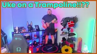 UKULELE on a TRAMPOLINE #ukulele #trampoline