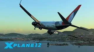 (Smasher!) 737 ZIBO 1300m Landing? | Sao Paulo to Rio (Santos Dumont) | X-Plane 12