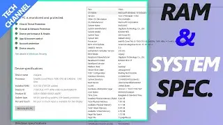 How to Check Pc RAM and Full System Information From One Place?