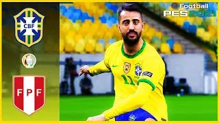 Brasil x Peru (17/06/2021) Copa América 2021 - PES 2021