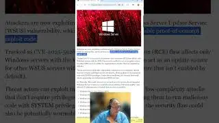 10 25 2025 Critical WSUS flaw actively being expoited