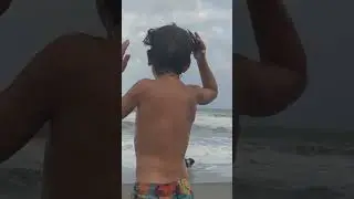 Family beach time