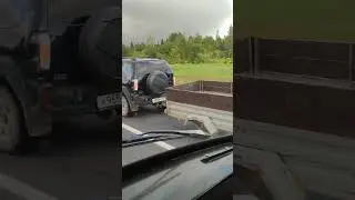 как доехать домой без колеса...