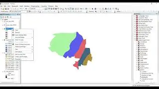 Extract precipitation for the study area and reclassify in ArcMap