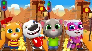 TALKING TOM GOLD RUN X ORO ALL CHARACTER PART 8 KARMEN QUEEN