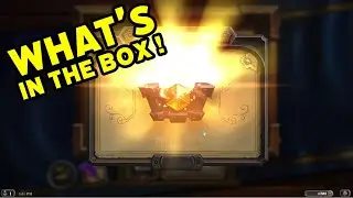Hearthstone Legend Rank end of season reward chest and pack opening