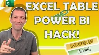 [see update in description] How to create an Excel Table linked to a Power BI dataset