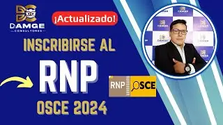 🟠Cómo inscribirse en el Registro Nacional de Proveedores del Estado RNP - OSCE 2024 | Paso a Paso