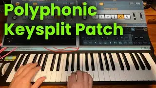 Midi Key-split Polyphonic Patch for Moog Matriarch