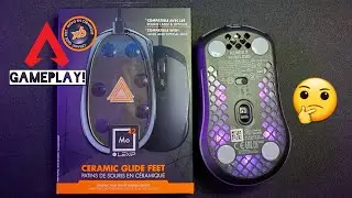 How do they perform? Testing different surfaces | Lexip Ceramic mouse feet unboxing (scuffed audio)