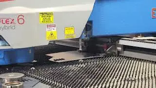 Punching Louvers #cnc #machineshop #cncprogramming #cncmachine #punching #manufacturing