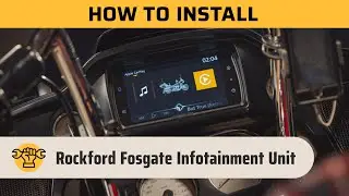 How to Install Rockford Fosgate Infotainment Unit : Harley Davidson Touring Bikes