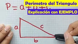 How to calculate the PERIMETER of a TRIANGLE 😲👉📐