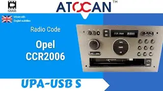 Opel CCR2006 - Read code by UPA USB-S